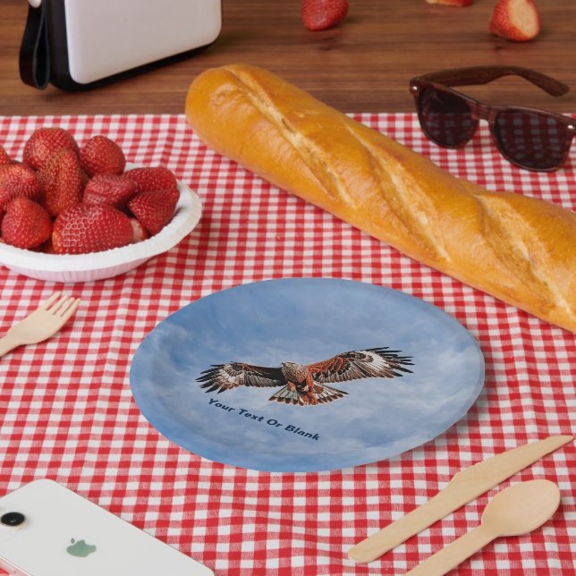 Soaring Red Kite Paper Plates (Picnic)