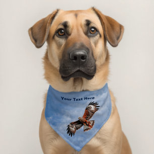 Soaring Red Kite Pet Bandana Collar