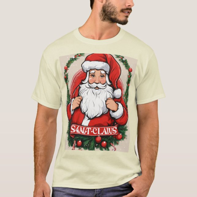 Soaring Santa Claus The Spirit of Transformation  T-Shirt (Front)