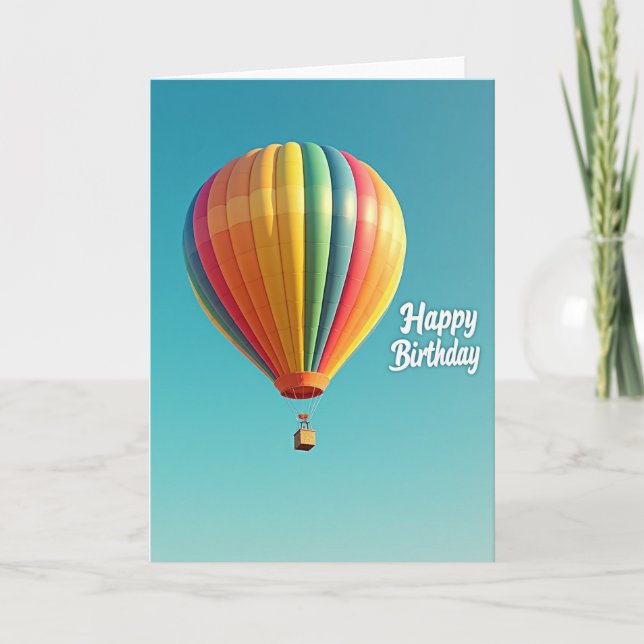 Soaring Sky Birthday Card (Front)