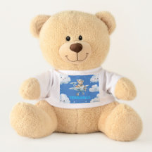 Soaring Snuggles: The Teddy Bear in the Clouds