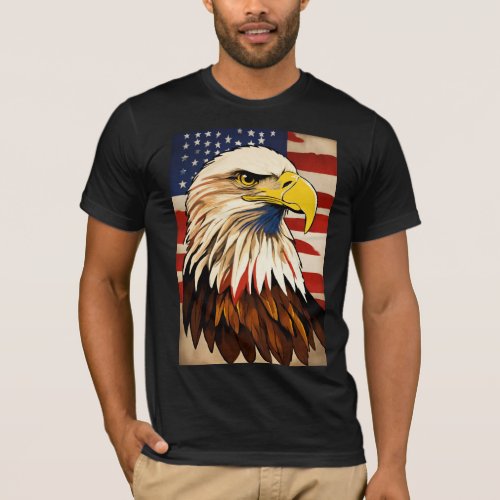 Soaring Spirit American Bald Eagle T_Shirt