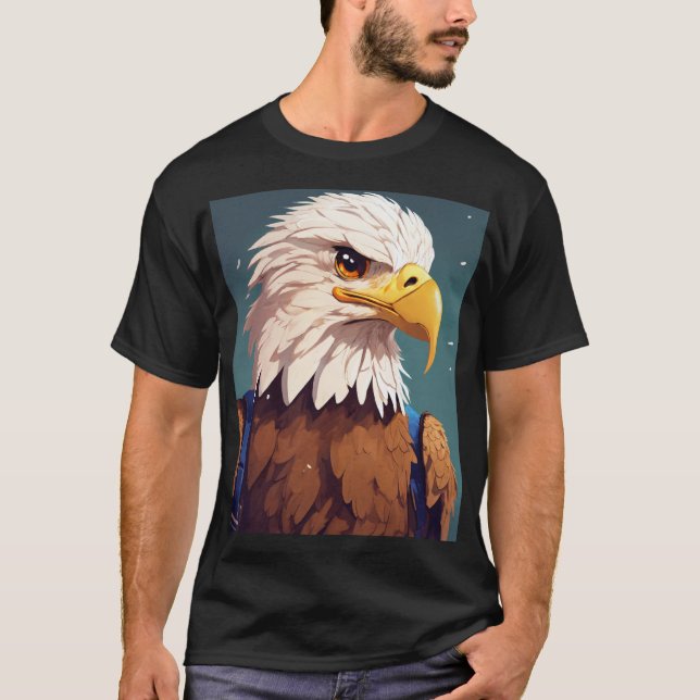 Soaring Spirit Eagle Little Winged Champion Eagle  T-Shirt (Front)