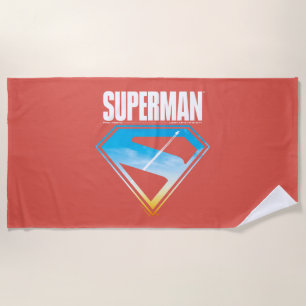 Soaring Through the S-Shield Beach Towel