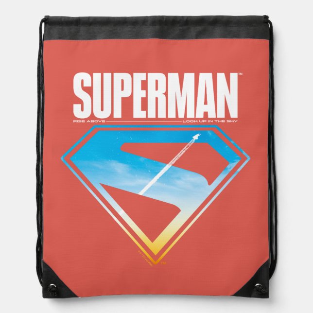 Soaring Through the S-Shield Drawstring Bag (Front)