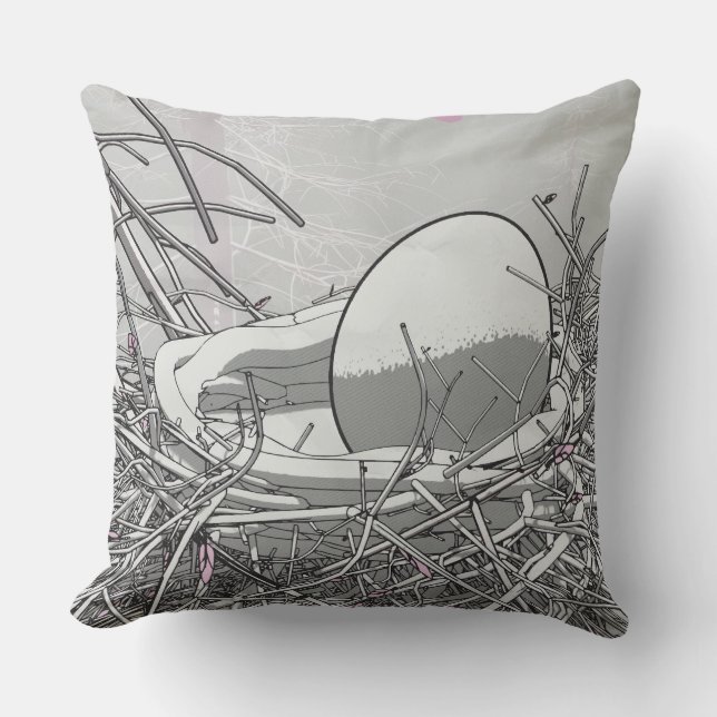 Soaring Throw Pillow (Front)