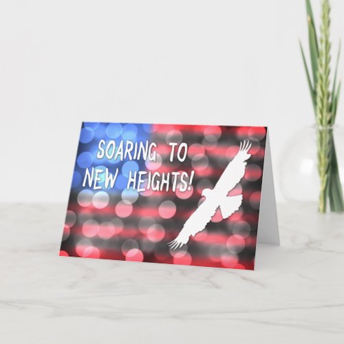 soaring to new heights card