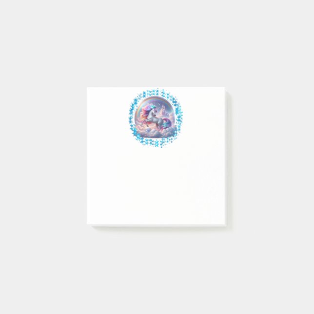 Soaring Unicorn Notes – Rainbow Star Magic (Front)