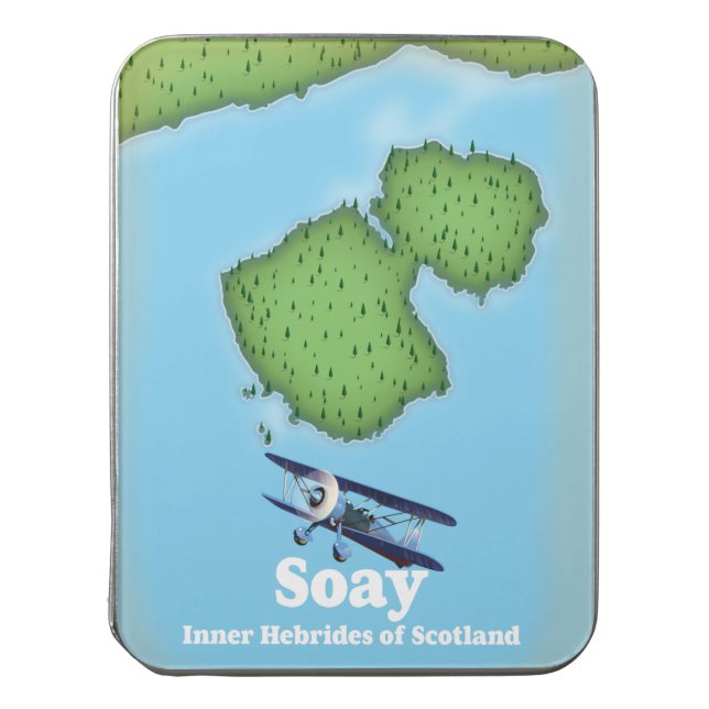 Soay Inner Hebrides of Scotland map Jigsaw Puzzle (Lid Vertical)