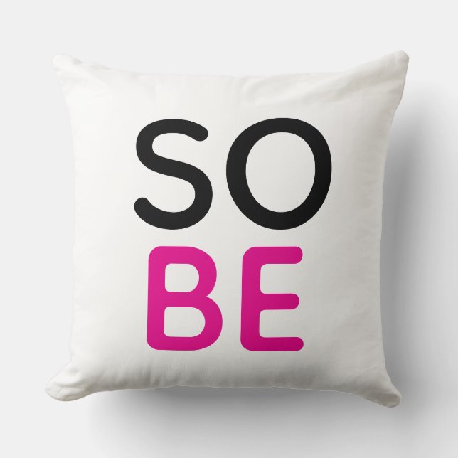 SOBE THROW PILLOW (Front)
