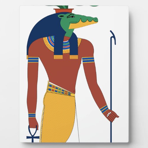 Sobek Crocodile  God Plaque