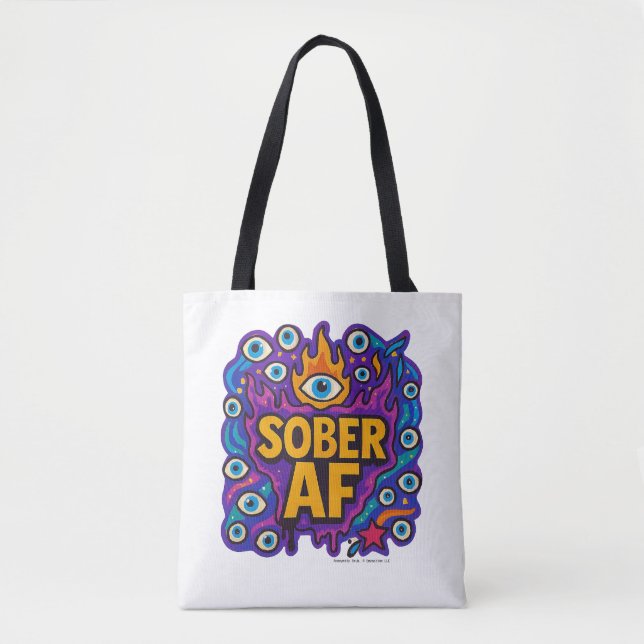 Sober AF - Tote Bag (Front)