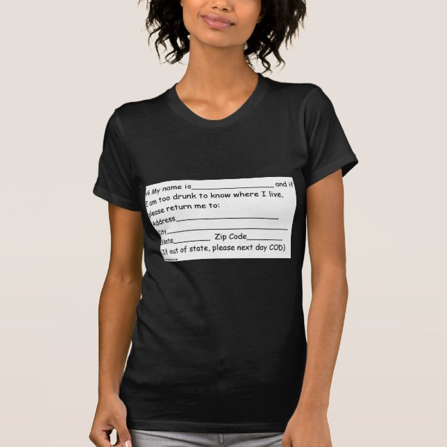 sober and girlfriends T-Shirt (Front)