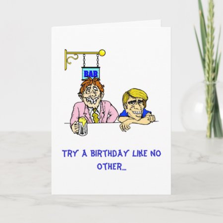 Sober Birthday Card