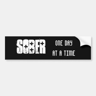 sober bumper sticker