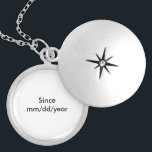 Sober Date Locket<br><div class="desc">Keep your sober date next to your heart in this personalized locket. Customize it with your special date or that of a loved one you want to acknowledge and honor.</div>