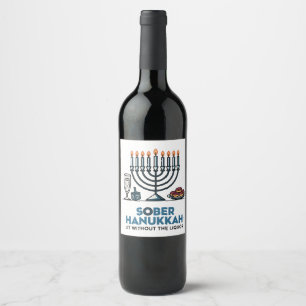 Sober Jew Hanukkah Lit Without The Liquor Jewish Wine Label