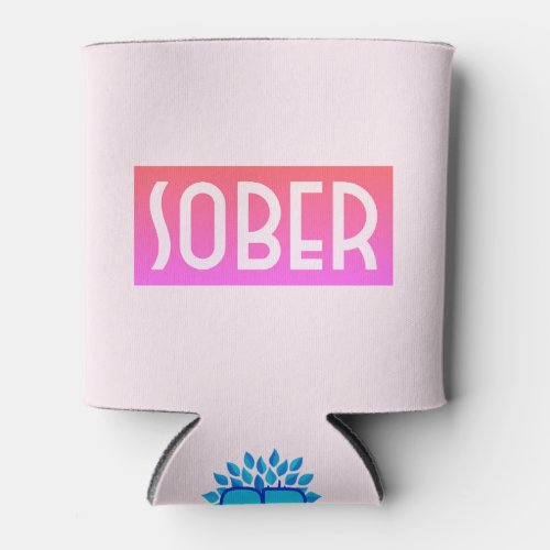 SOBER Pink Can Cooler