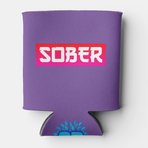 SOBER Purple Can Cooler