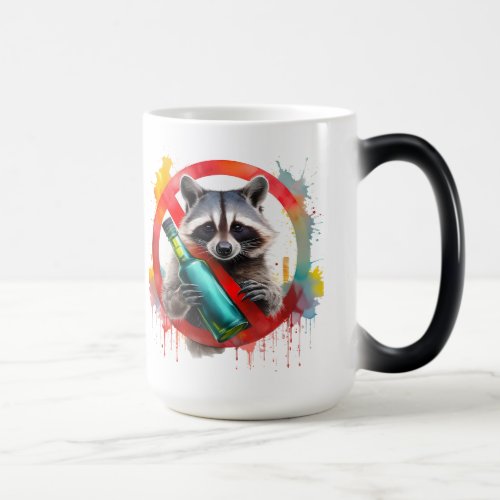 Sober Raccoon Alcohol_Free non_alcoholic Magic Mug