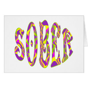 SOBER Retro 60’s Art Psychedelic Cards