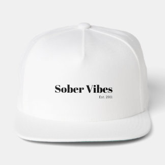 Sober Vibes Est. Sobriety Date Snap Back Hat