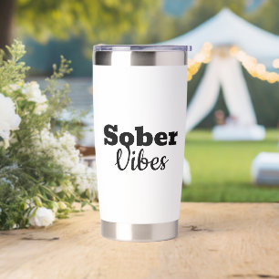 Sober Vibes – Motivational Sobriety Recovery Gift Insulated Tumbler