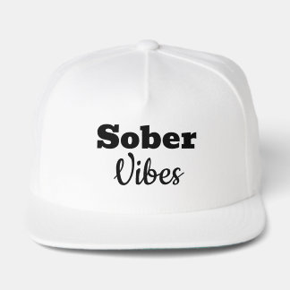 Sober Vibes – Motivational Sobriety Recovery Gift Snap Back Hat