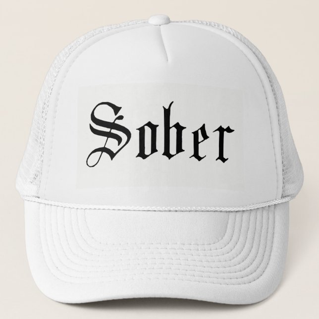 Sober, White Hat (Front)