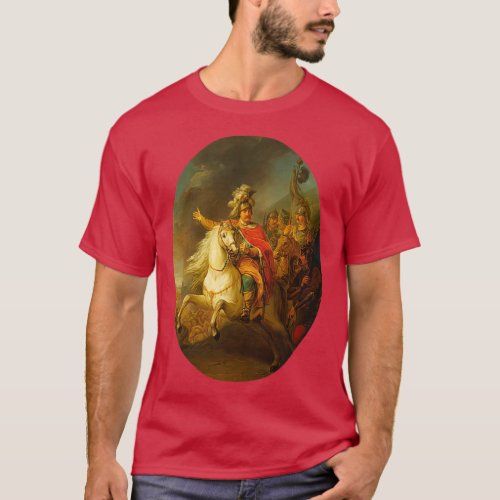 Sobieski at the Battle of Vienna by Bacciarelli Ma T_Shirt