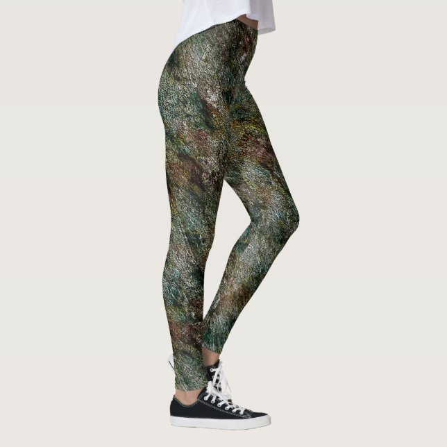 Sobras de tinta spray da cabine de pintura leggings (Right)