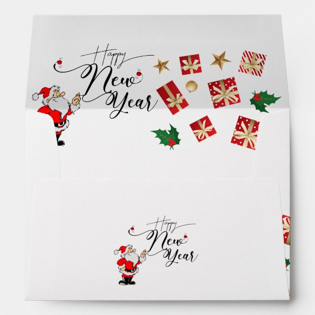 Sobre para navidad con los regalos envelope (Back (Bottom))