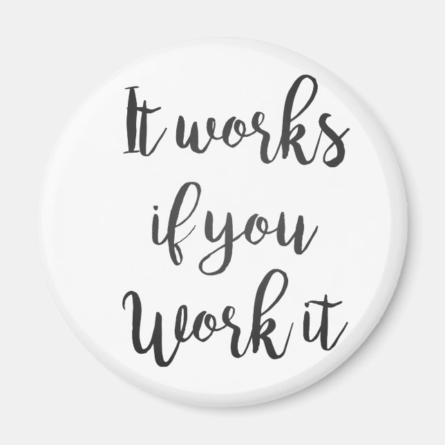 Sobriety 12 step recovery quote gift clean sober magnet (Front)