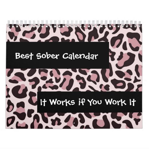 Sobriety 12 Steps Clean  Sober Recovery Calendar