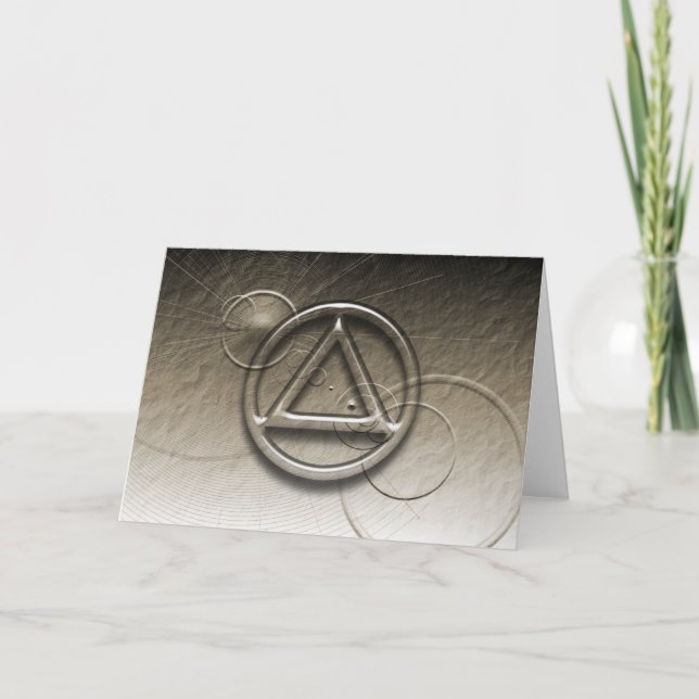 SOBRIETY BALANCE HARMONY Sober Recovery Card (Front)