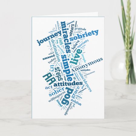 Sobriety Birthday/anniversary Card