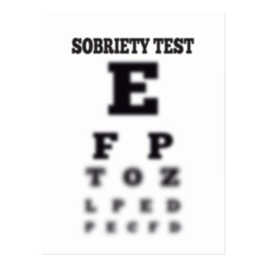 Blurry Eye Test Chart