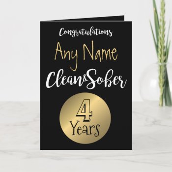 Sobriety Card 12 Step Sober Anniversary Birthday by Just_For_Today at Zazzle