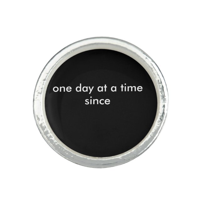 Sobriety Date Ring (Front)