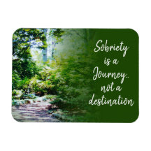sobriety is a journey magnet 19