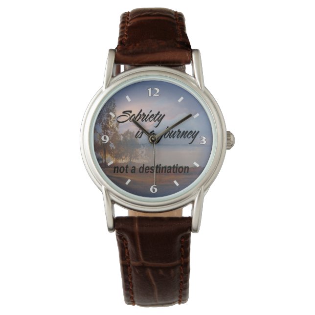 sobriety is a journey watch (Front)