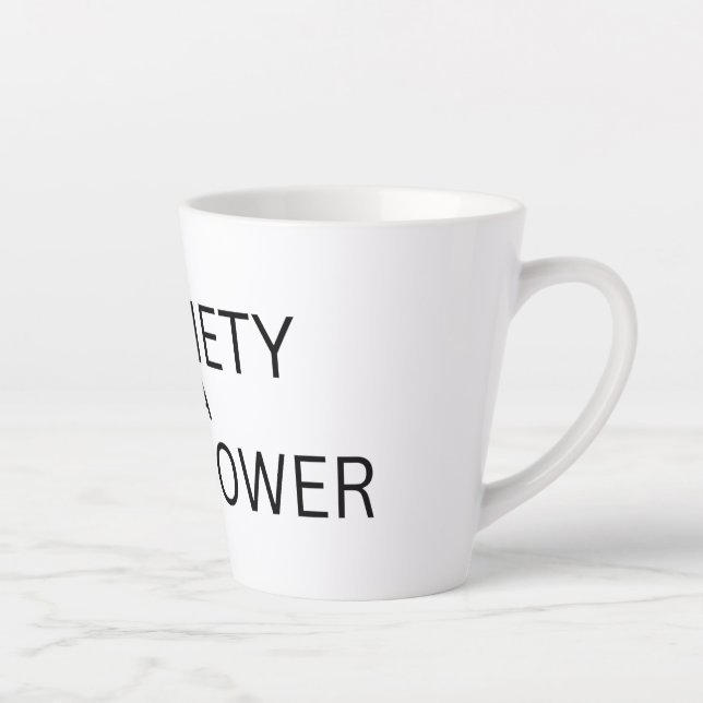 Sobriety Is A Superpower Tall Latte Mug (Right)