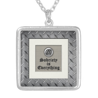 Sobriety Is Everything Recovery Sobriety Necklace