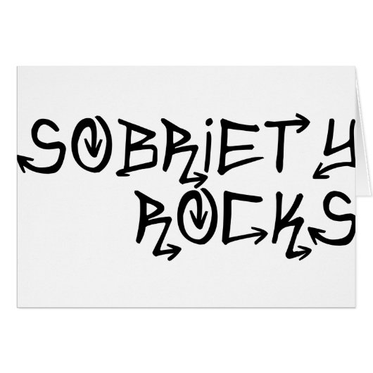 Sobriety Rocks Cards (Front Horizontal)