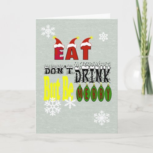 Sobriety Support Christmas Card  Customize It