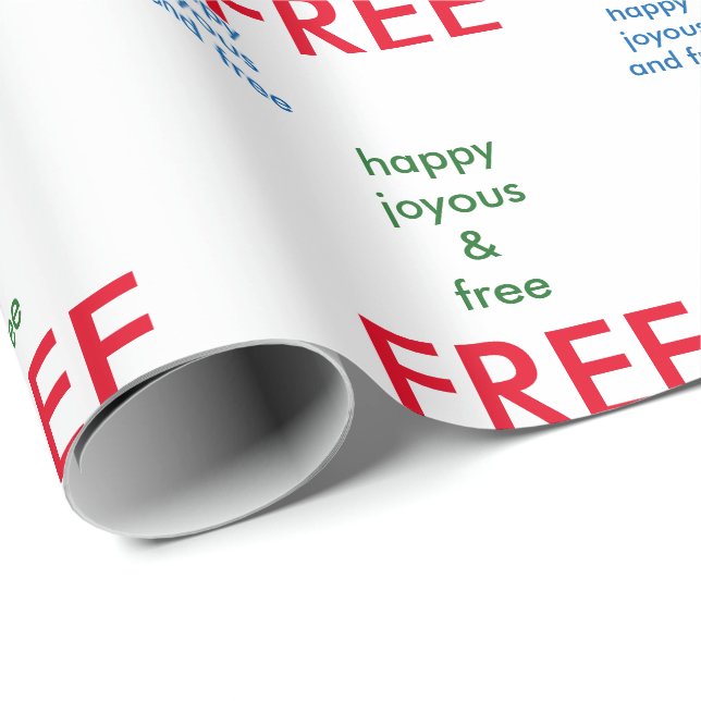 Sobriety Wrapping Paper! Wrapping Paper (Roll Corner)