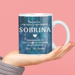 Sobrina Spanish Niece Thank You Quote Custom Coffee Mug