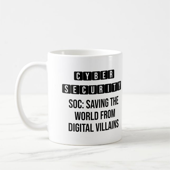 SOC Quotes - Security Quotes Coffee Mug (Left)
