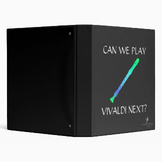 Soca Blues Recorder 3 Ring Binder