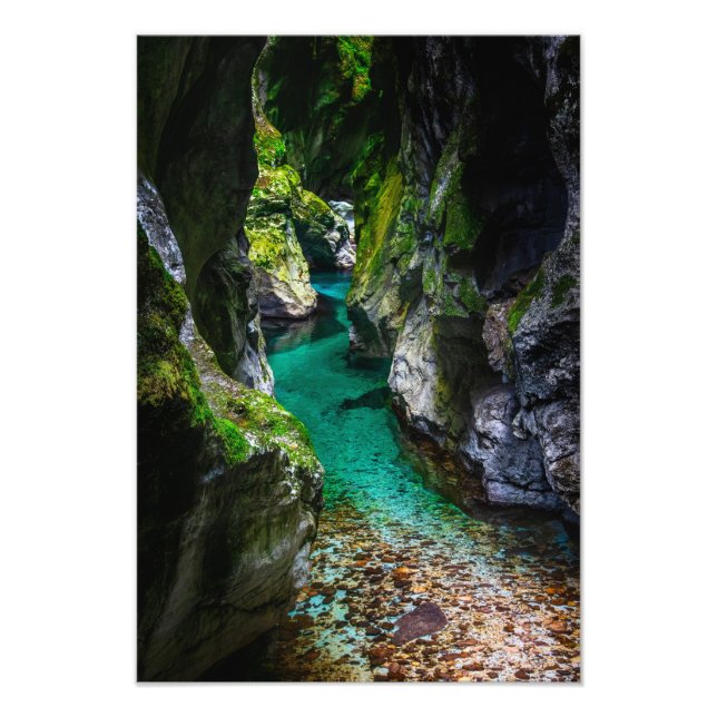 Soca gorge in Slovenia Photo Print (Front)